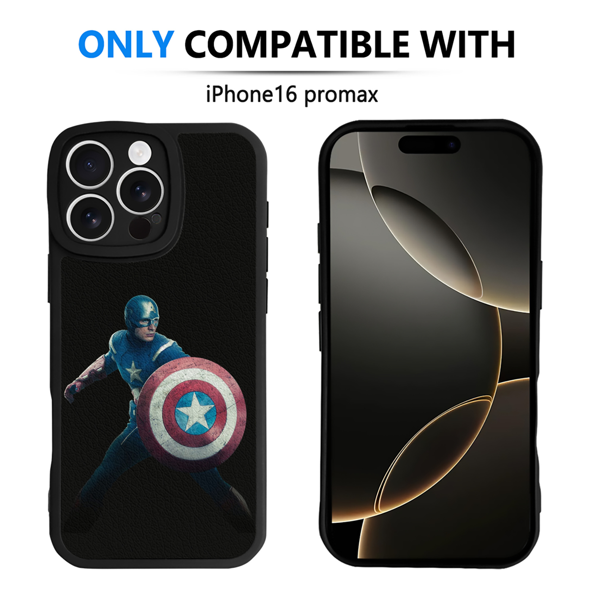 （画像用） アベンジャーズ The Avengers 【iPhone 16シリーズ対応】シリコンスマホケース（レザー調） 材質：シリコン